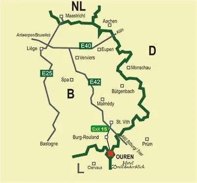 Dreilaenderblick Hotel Ouren